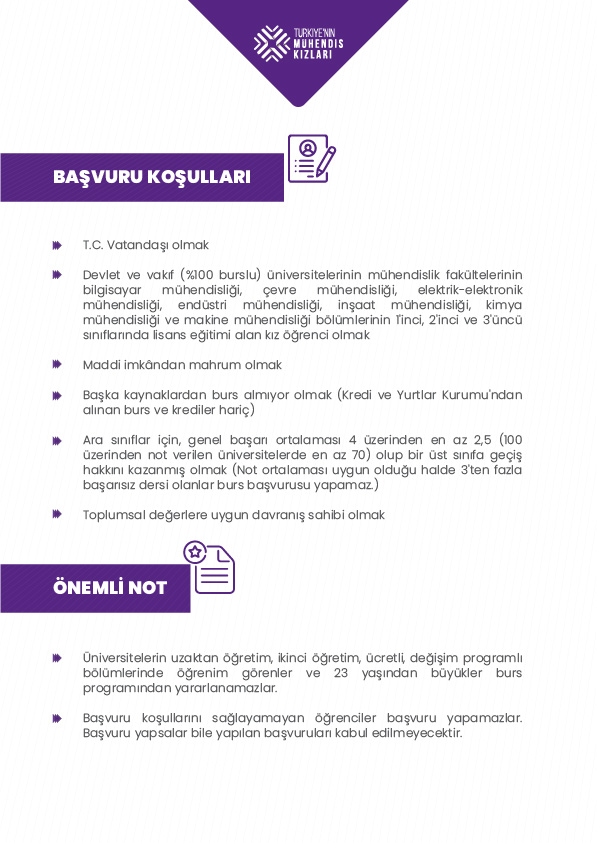 TÜRKİYE'NİN MÜHENDİS KIZLARI BURSU-1
